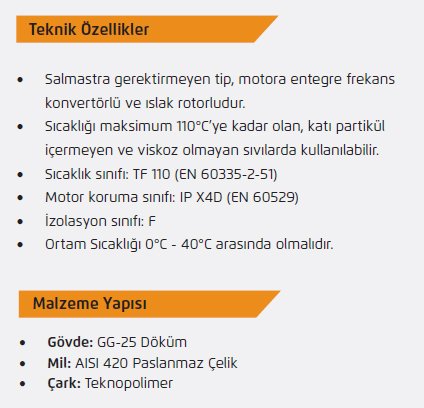 Alfatech 70/25 F Frekans Konvert. Sirkülasyon Pompası